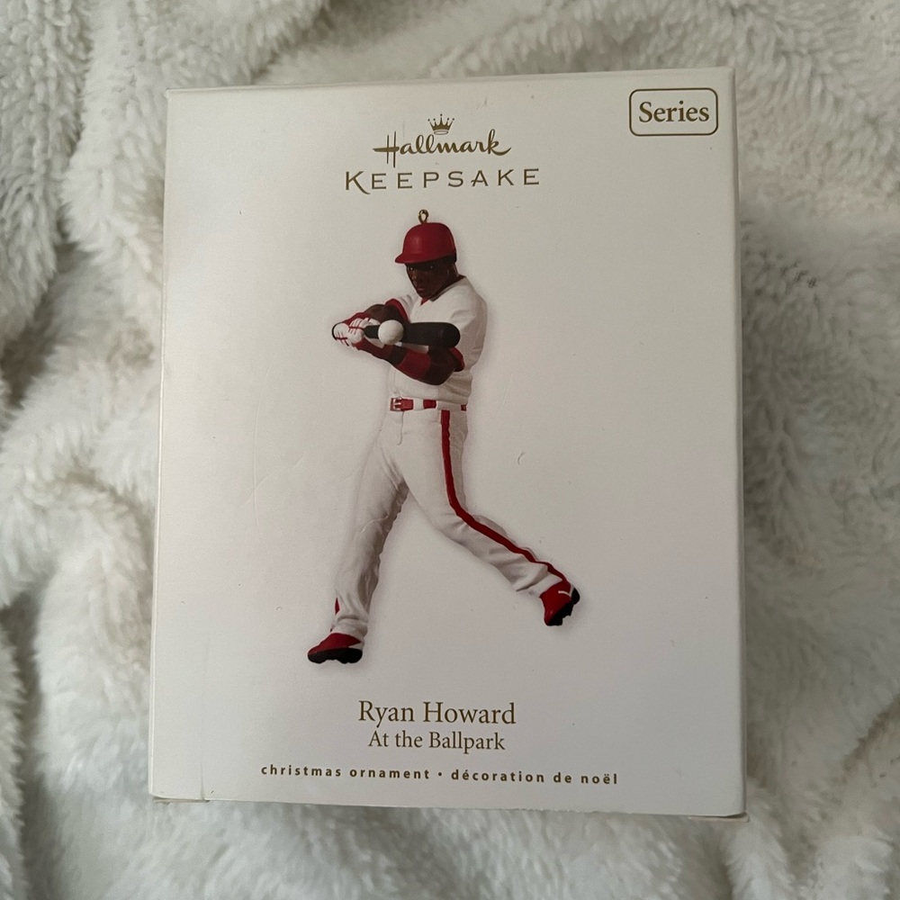 MLB Philadelphia Phillies Hallmark Ornament Ryan Howard